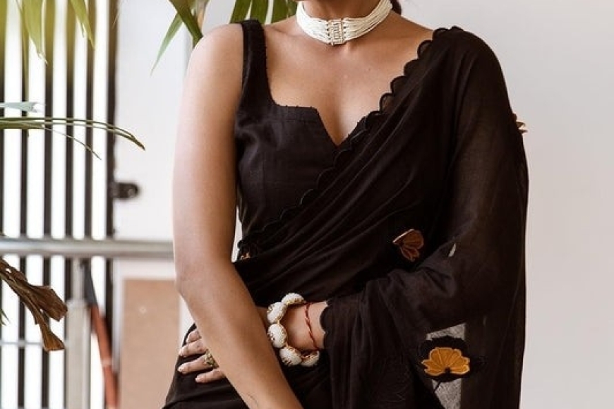 Designer Cotton Ready to Wear Sarees – JOVI Collection